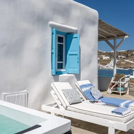 Luxury Sea House By Blue Waters Mykonos בית נופש אורנוס
