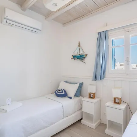 בית נופש Luxury Sea House By Blue Waters Mykonos