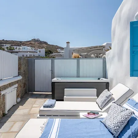 Luxury Sea House By Blue Waters Mykonos בית נופש אורנוס