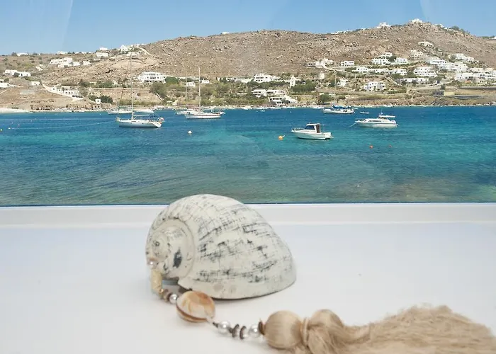 בית נופש Luxury Sea House By Blue Waters Mykonos
