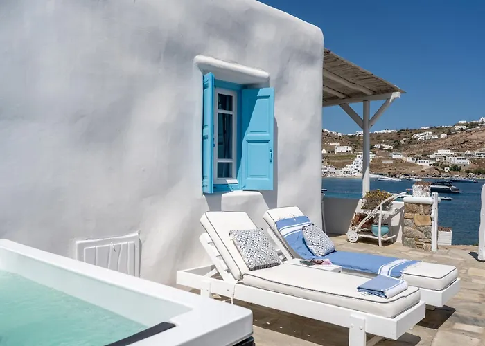 Luxury Sea House By Blue Waters Mykonos בית נופש אורנוס
