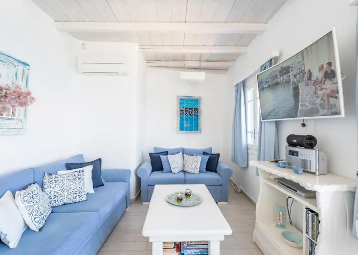 בית נופש Luxury Sea House By Blue Waters Mykonos *