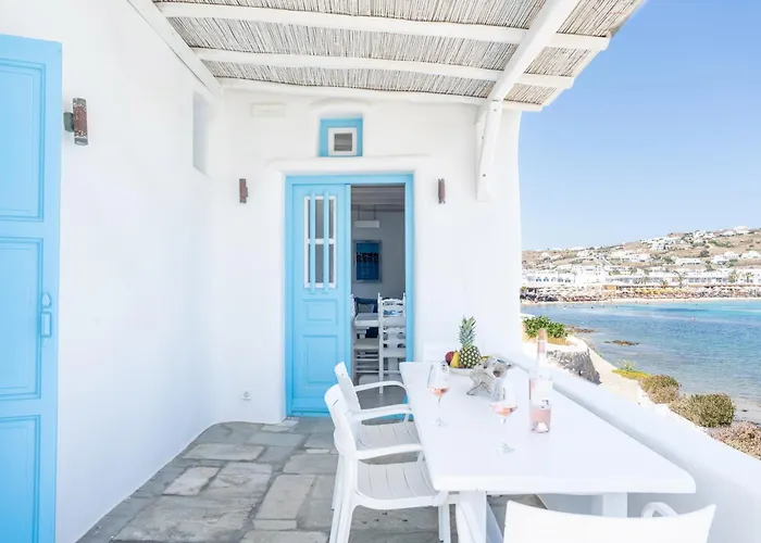 בית נופש Luxury Sea House By Blue Waters Mykonos אורנוס