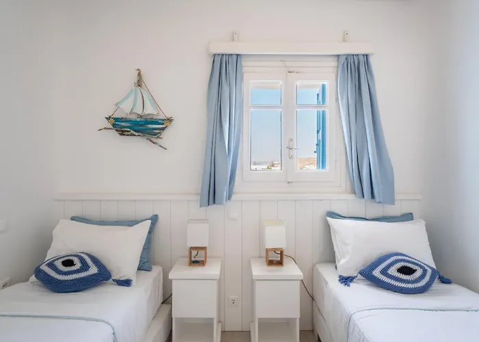 בית נופש Luxury Sea House By Blue Waters Mykonos אורנוס