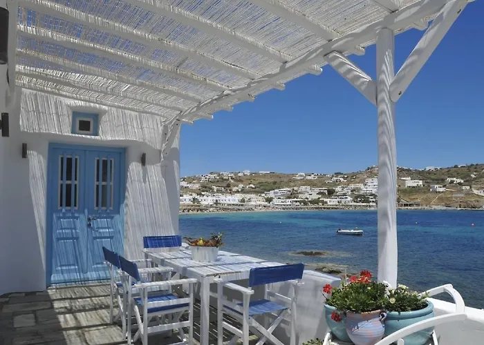 בית נופש Luxury Sea House By Blue Waters Mykonos אורנוס